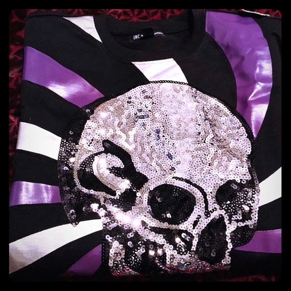 INC International Concepts Other - INC NWT skull sequence sweatshirt